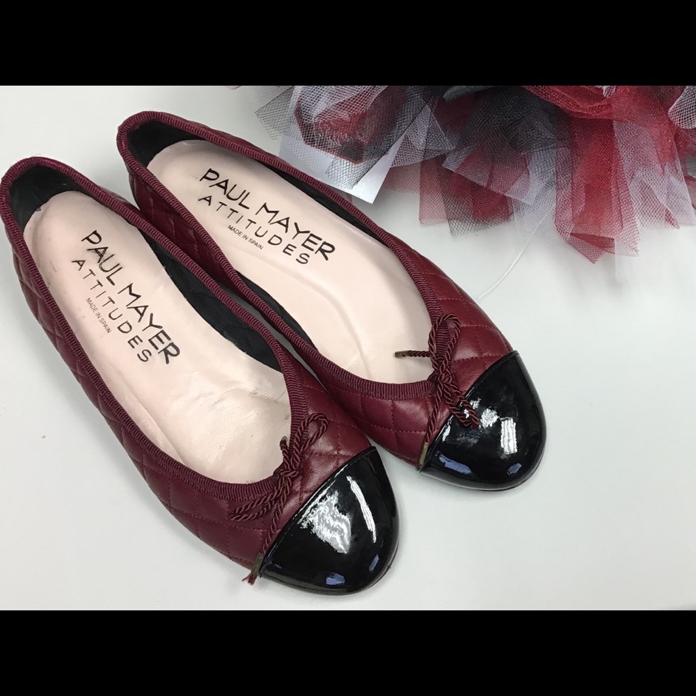 Paul Mayer Attitudes ballet flats